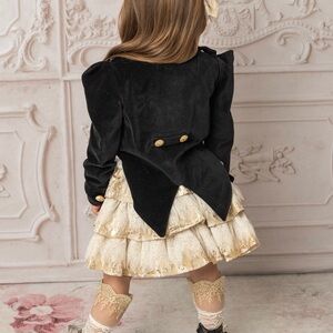 Elegant Black Kids Blazer